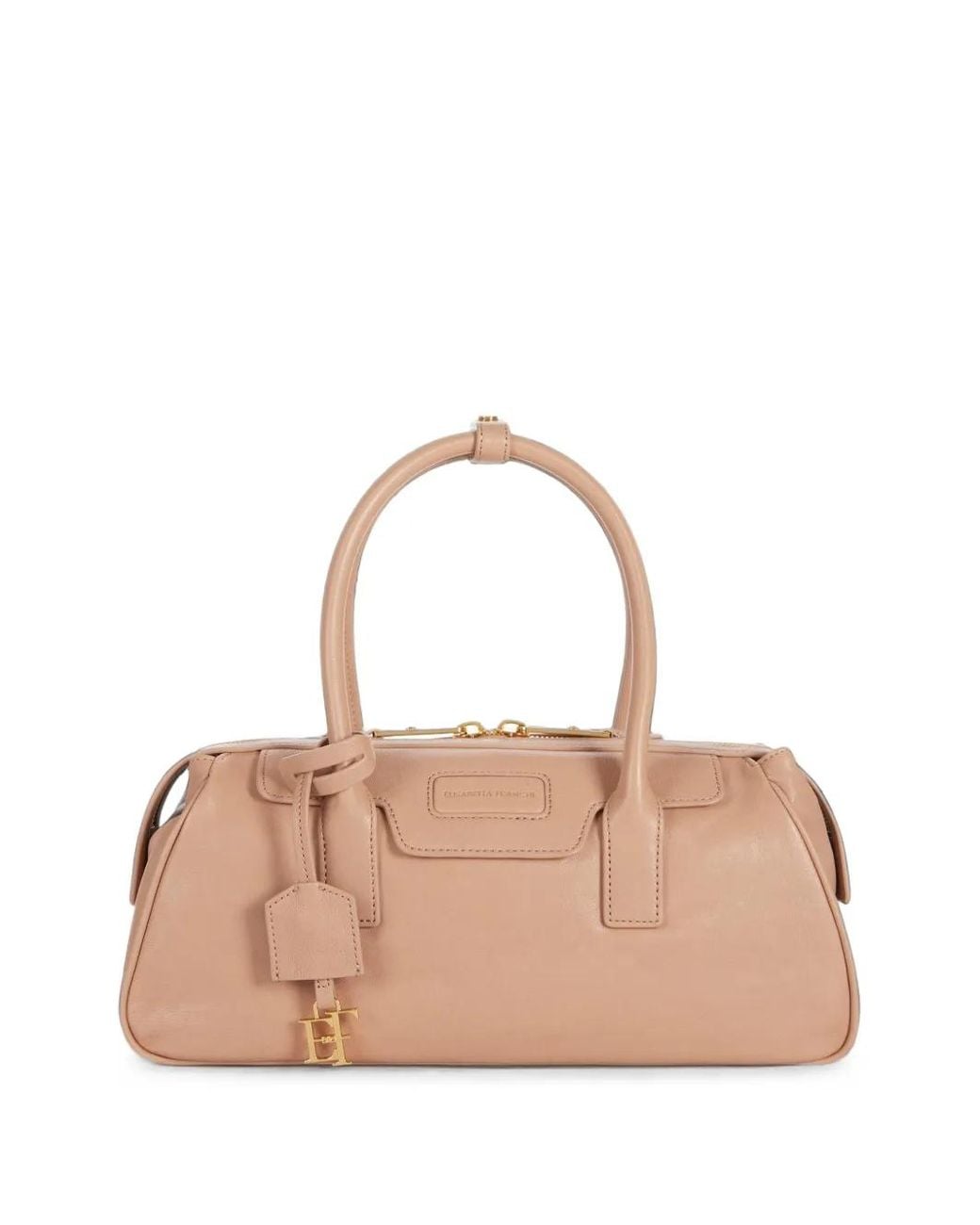 Elisabetta Franchi Pink Small Boston Bag