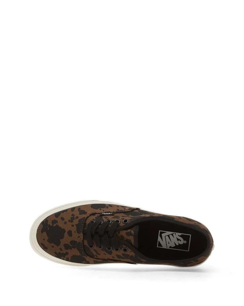 Vans White Gemusterte Authentic Sneakers