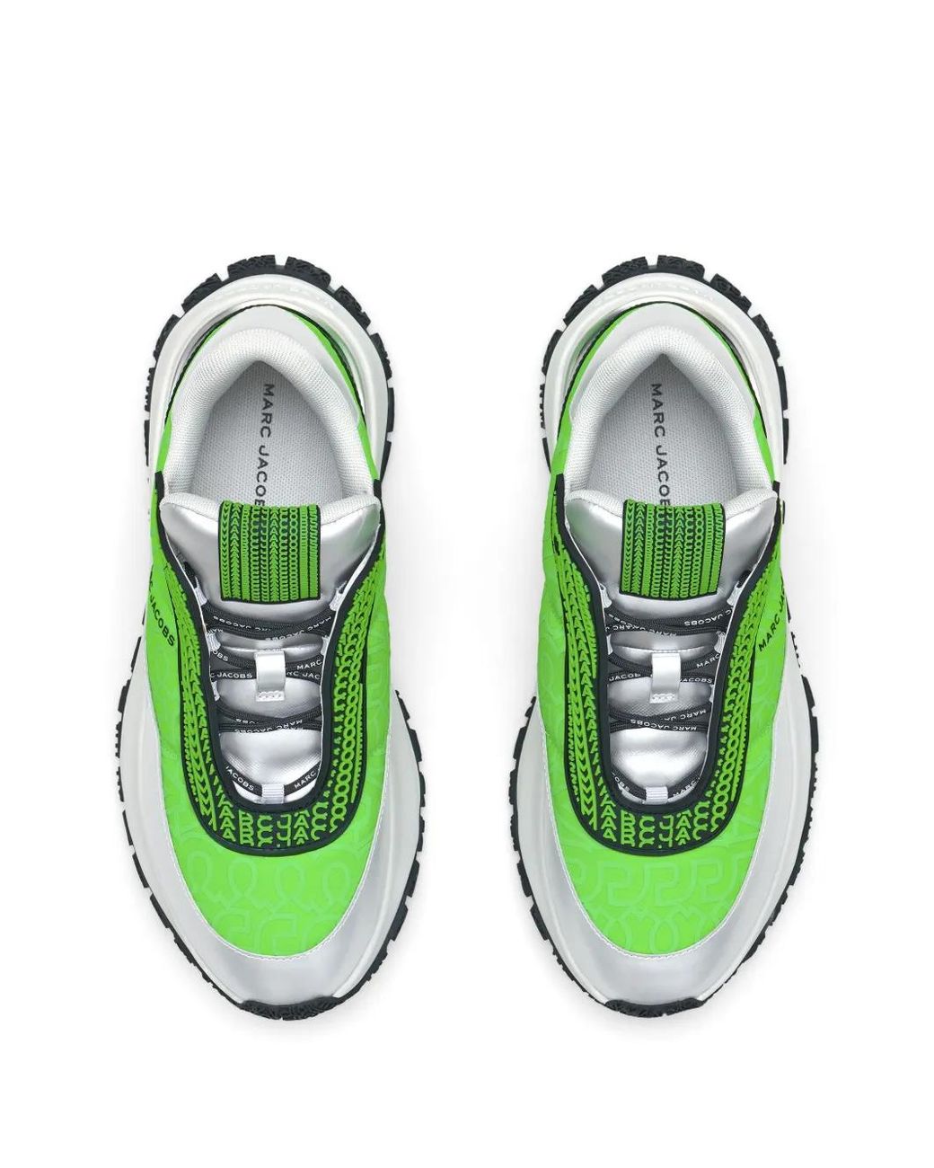 Marc Jacobs Green The Monogram Lazy Runner Sneakers