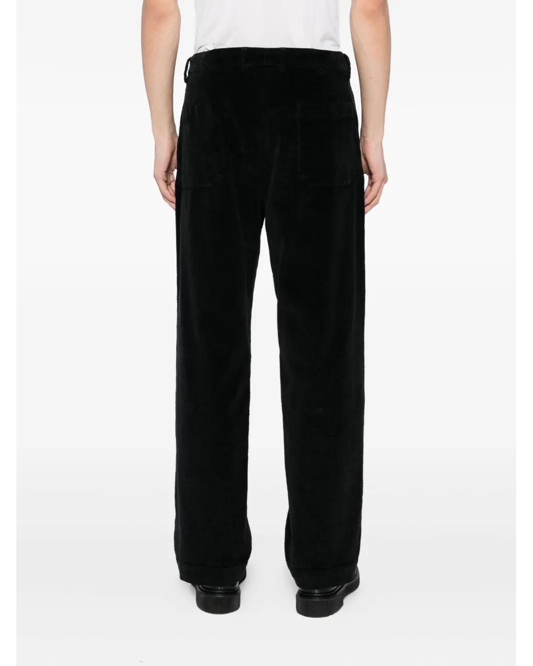 Barena Black Corduroy Trousers for men