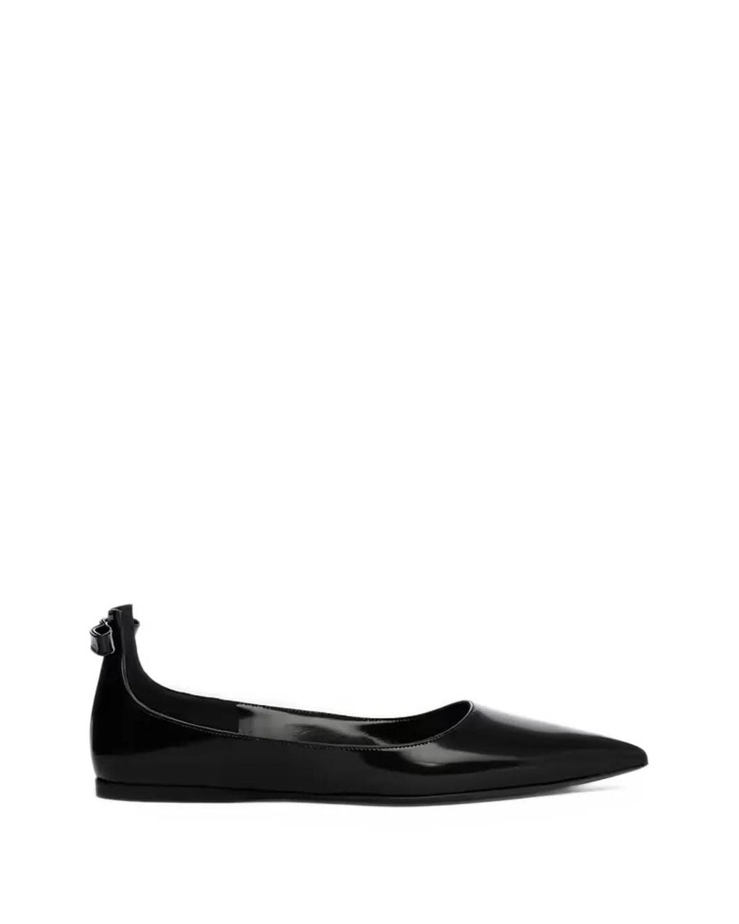 Pierre Hardy Black Cléo Pointed-Toe Ballet Flats