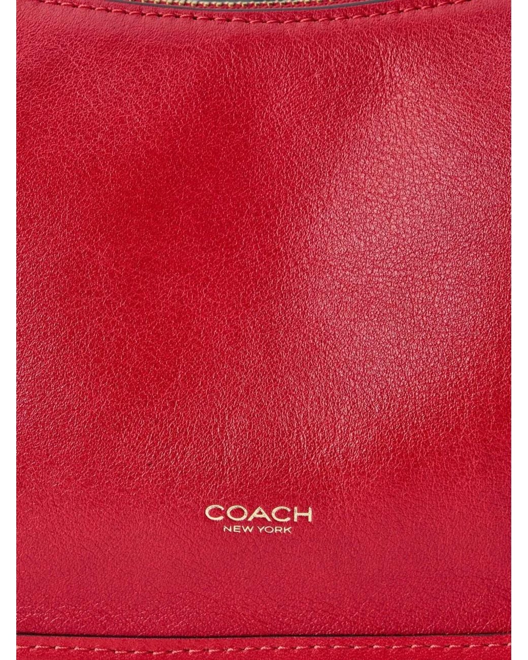 COACH Red Waverly Cross Body Bag