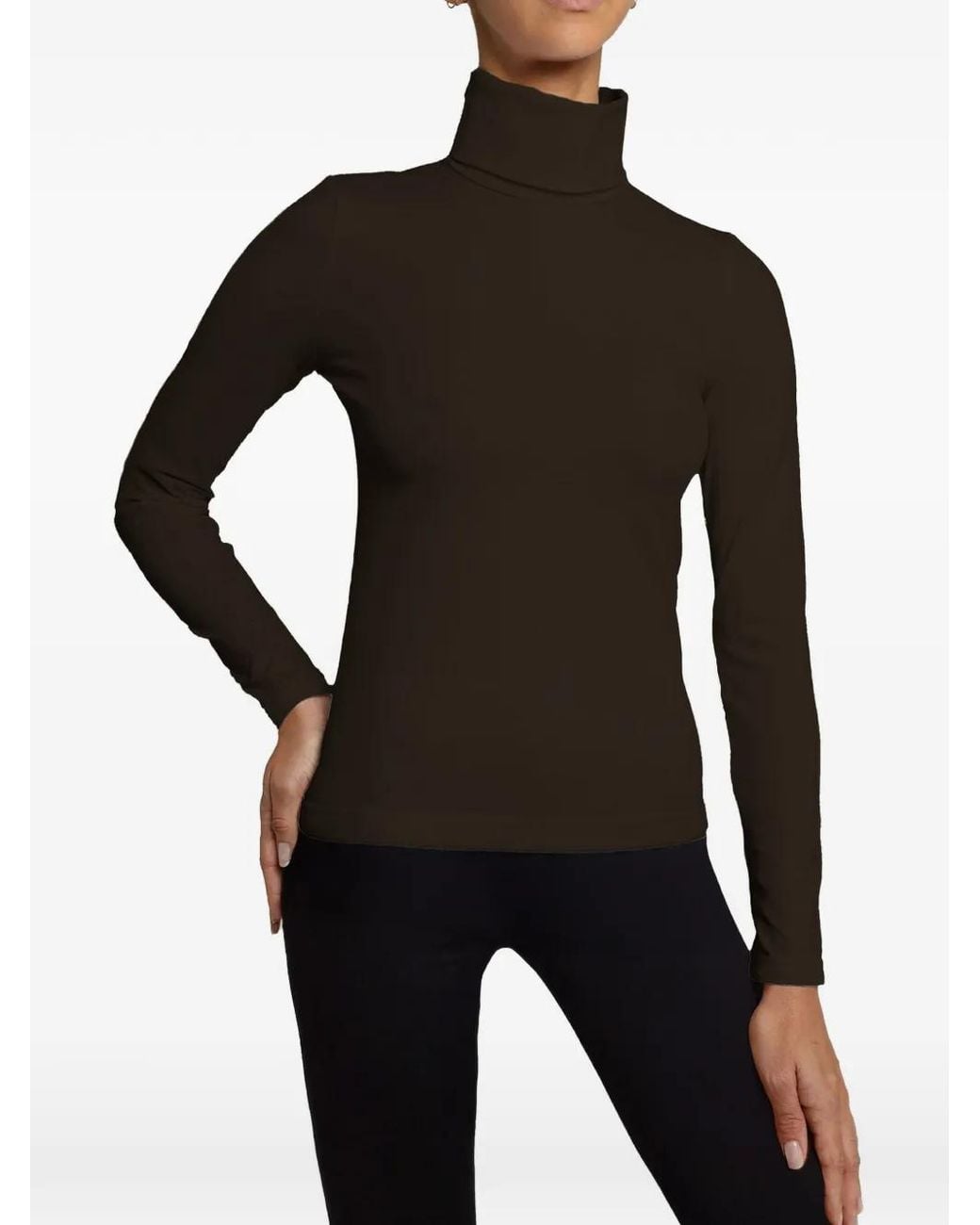 Wolford Black Knitted Turtleneck Sweater