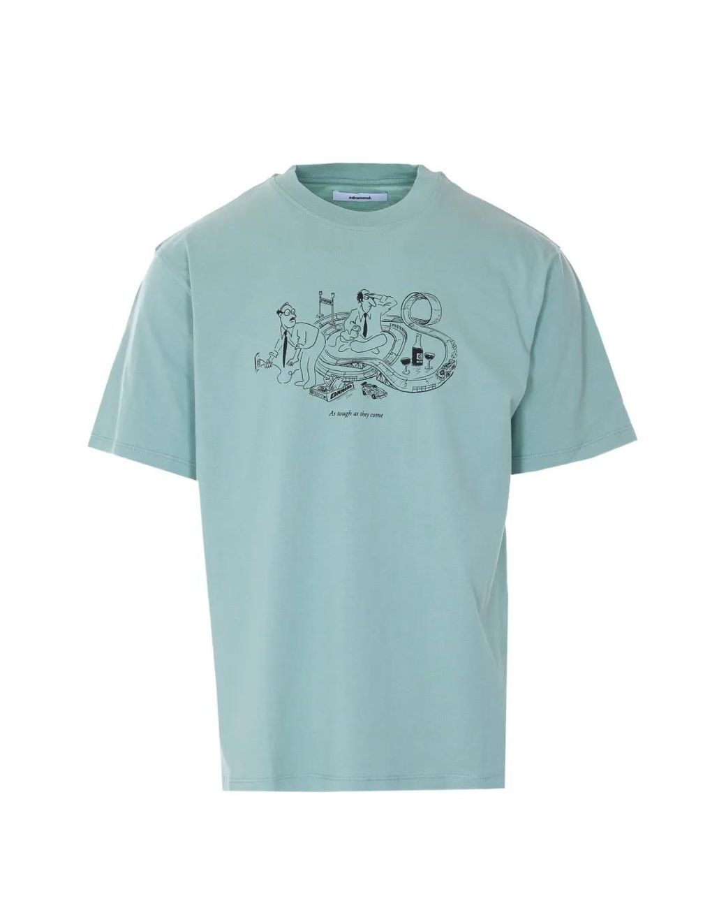 Edmmond Studios Blue Scalextric Graphic-Print T-Shirt for men