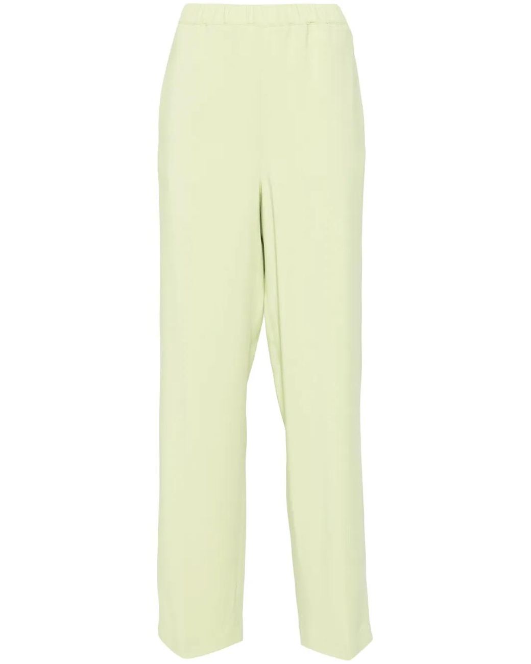 Fabiana Filippi Yellow Elasticated-Waistband Trousers