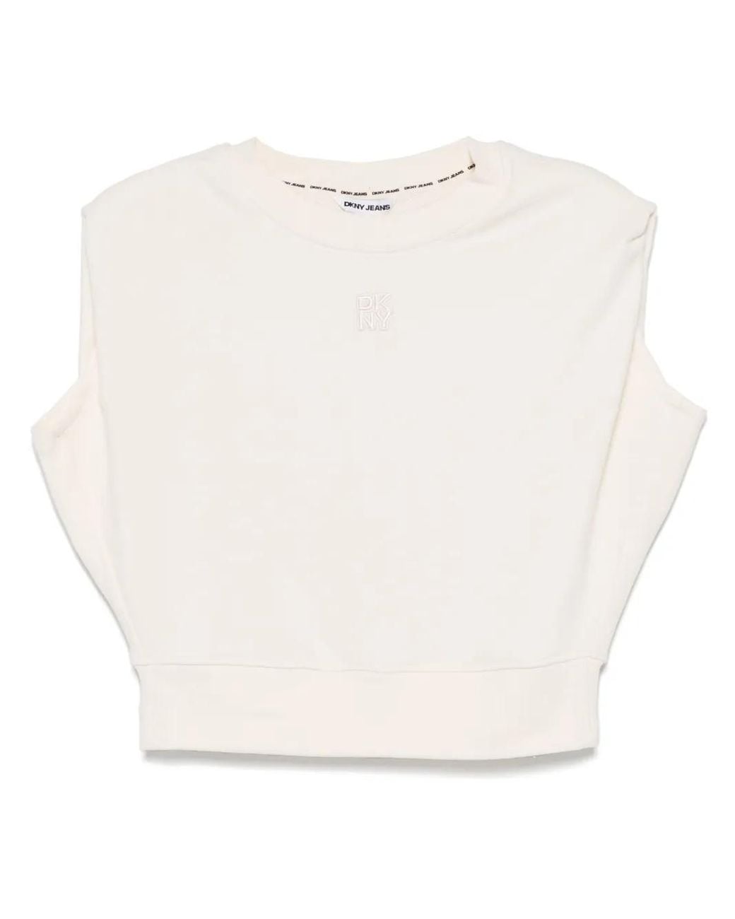 Sudadera Sin Mangas DKNY de color White