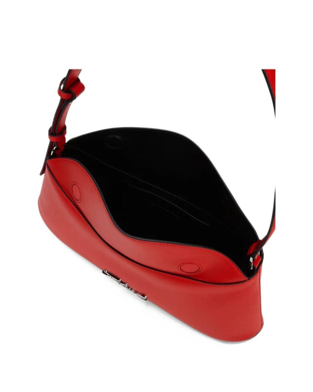 Karl Lagerfeld Red K/Signature Elongated Shoulder Bag