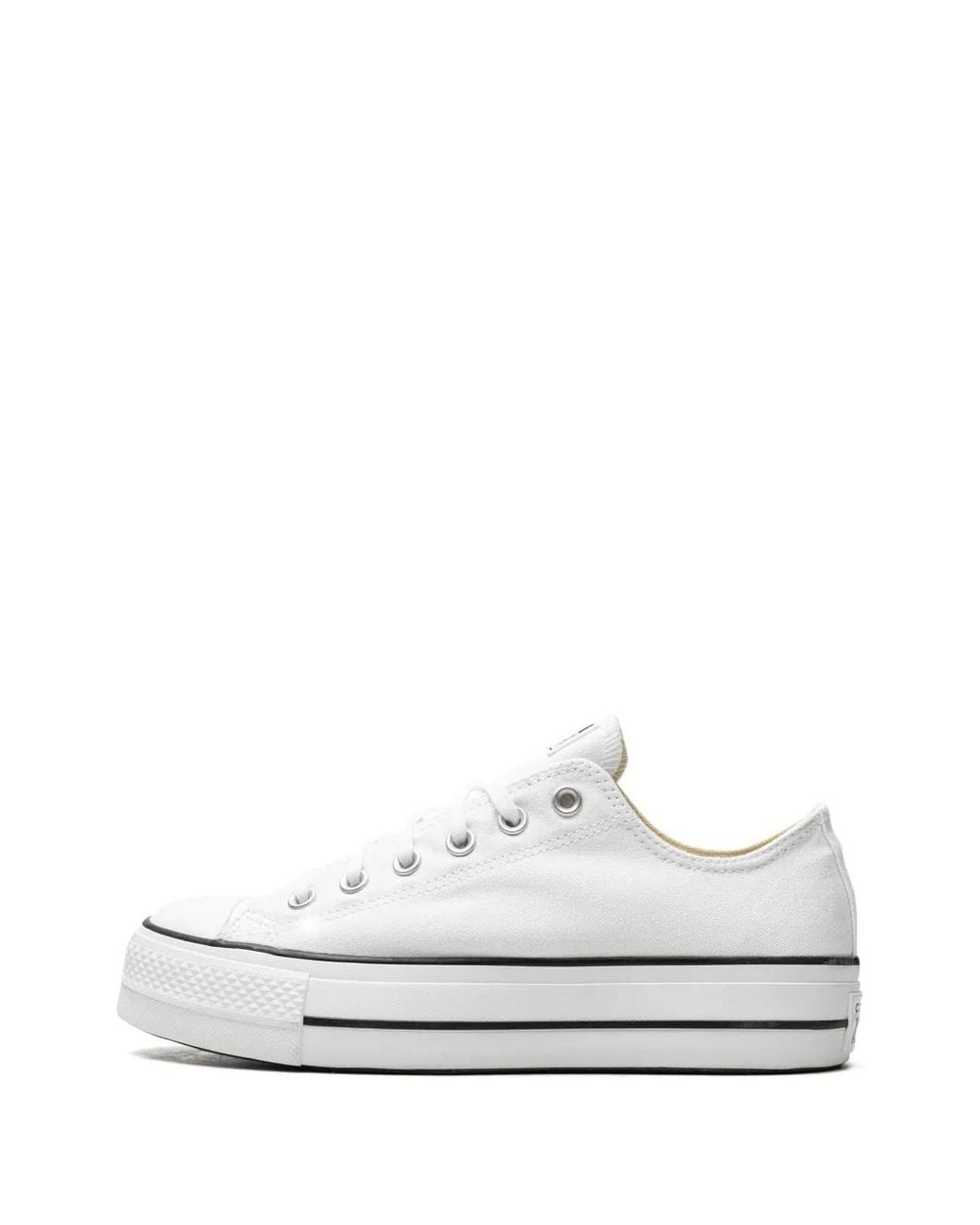 Converse White Chuck Taylor All Star "Lift Platform Canvas" Sneakers