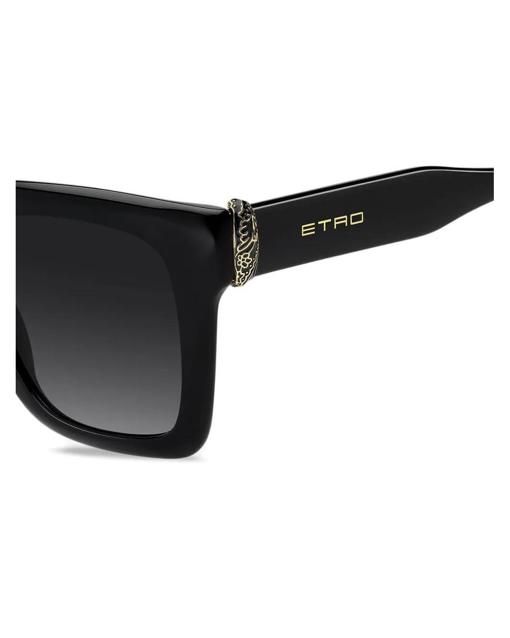Etro Black Square-Frame Sunglasses