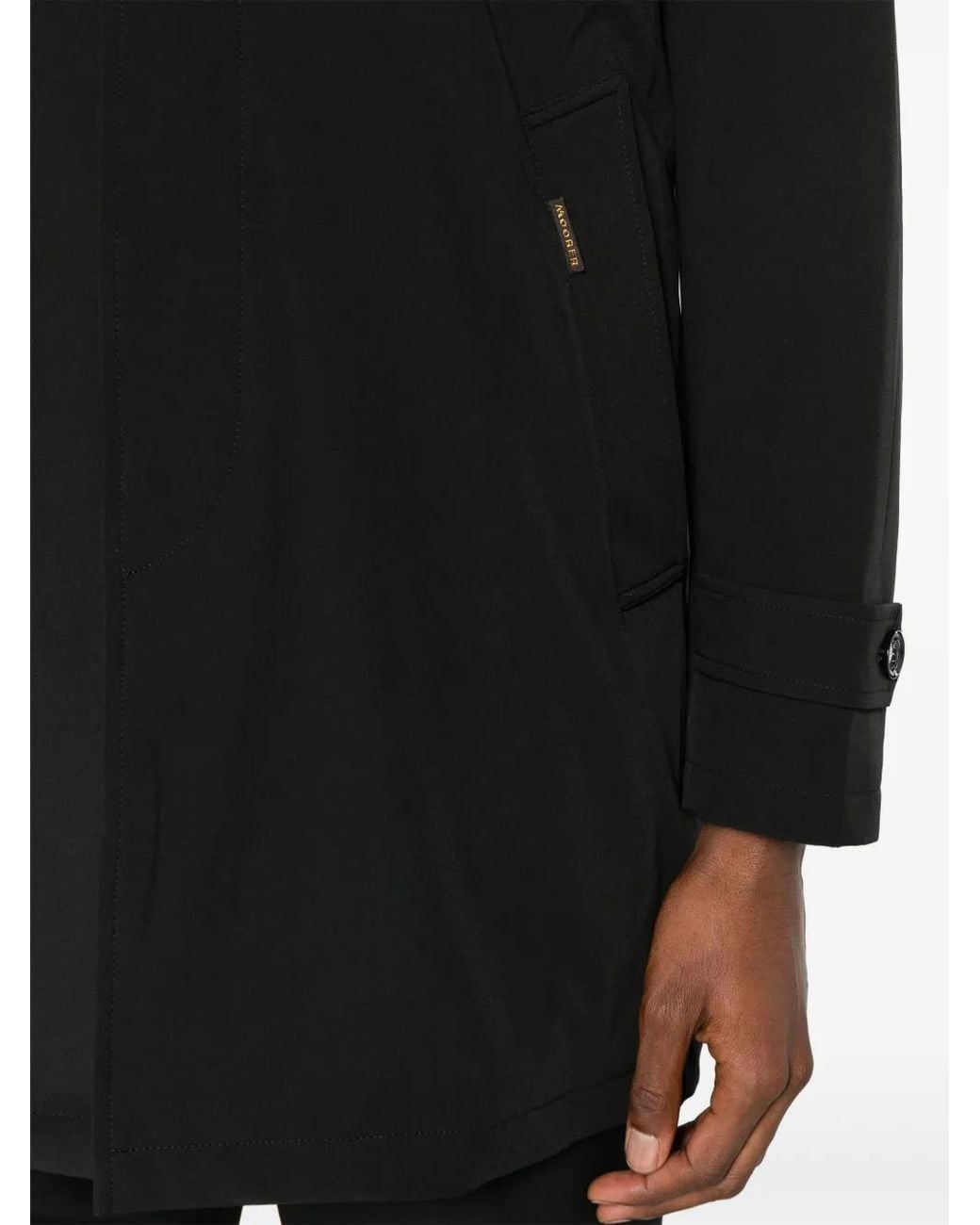 Moorer Button-Up Jack in het Black voor heren