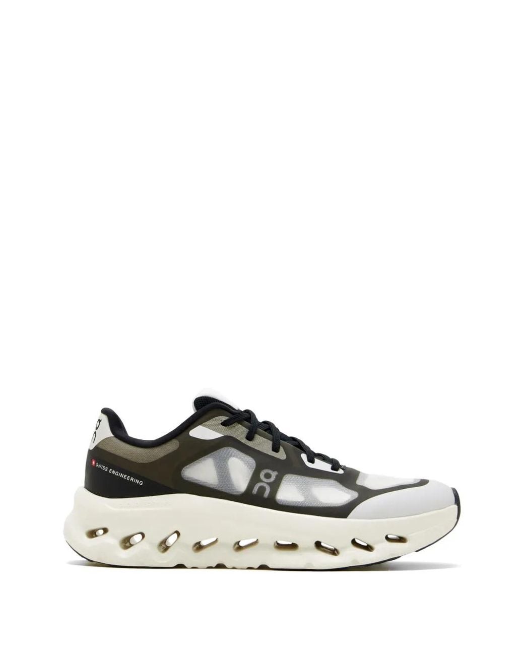 On Shoes White Cloudtilt Remix Cutout Platform Sneakers