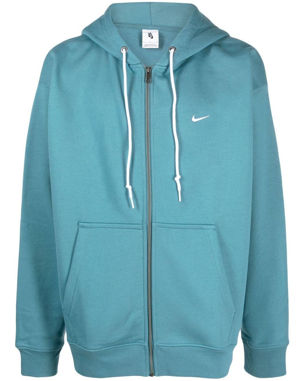 mens nike swoosh zip up hoodie