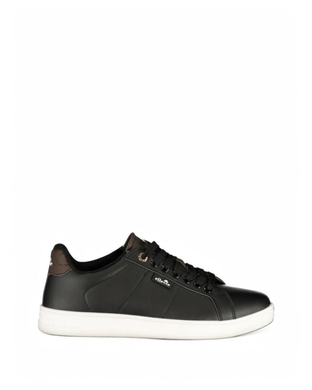 Ellesse Black Logo-Patch Sneakers for men