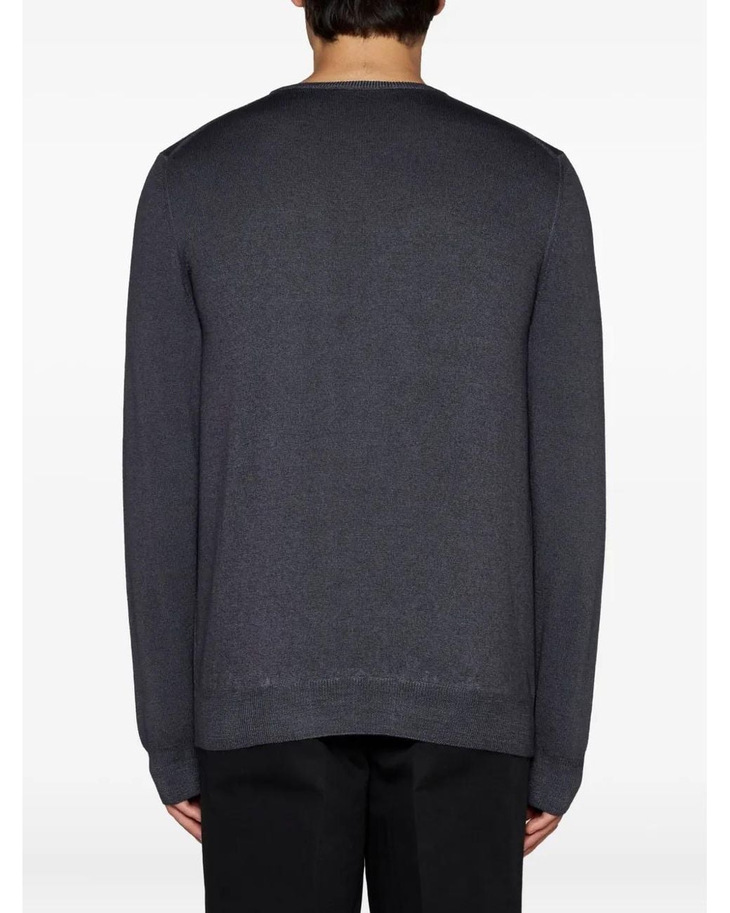 D4.0 Blue Wool Sweater for men