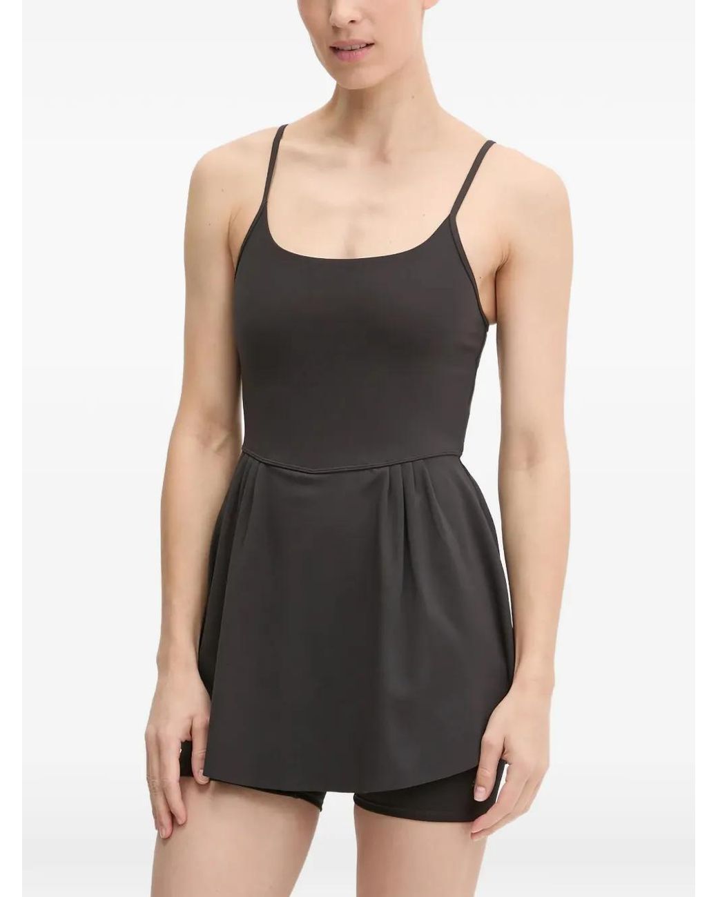 PUMA Black Cloudspun Open-Back Dress