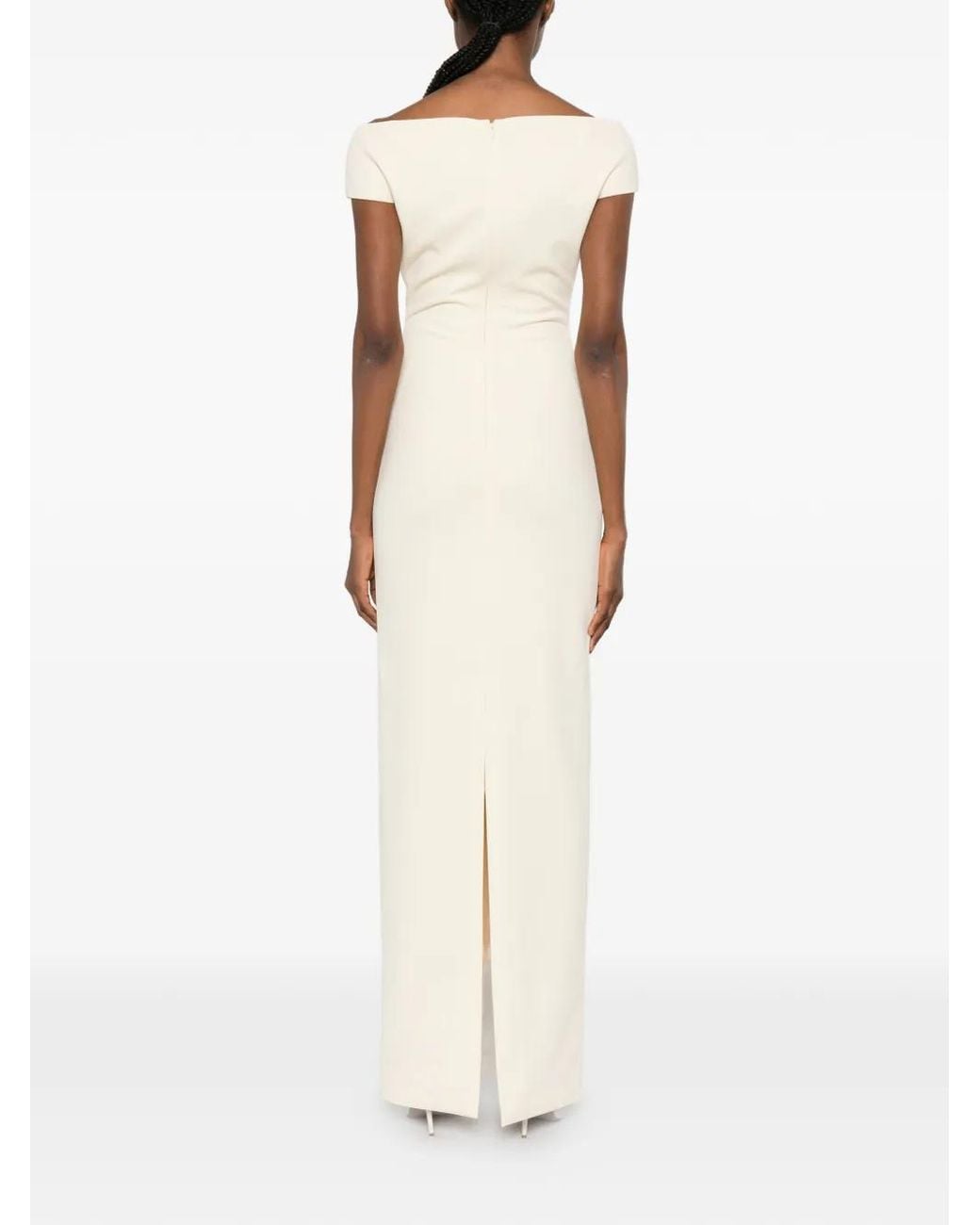 Solace London White The Kyra Maxi Dress