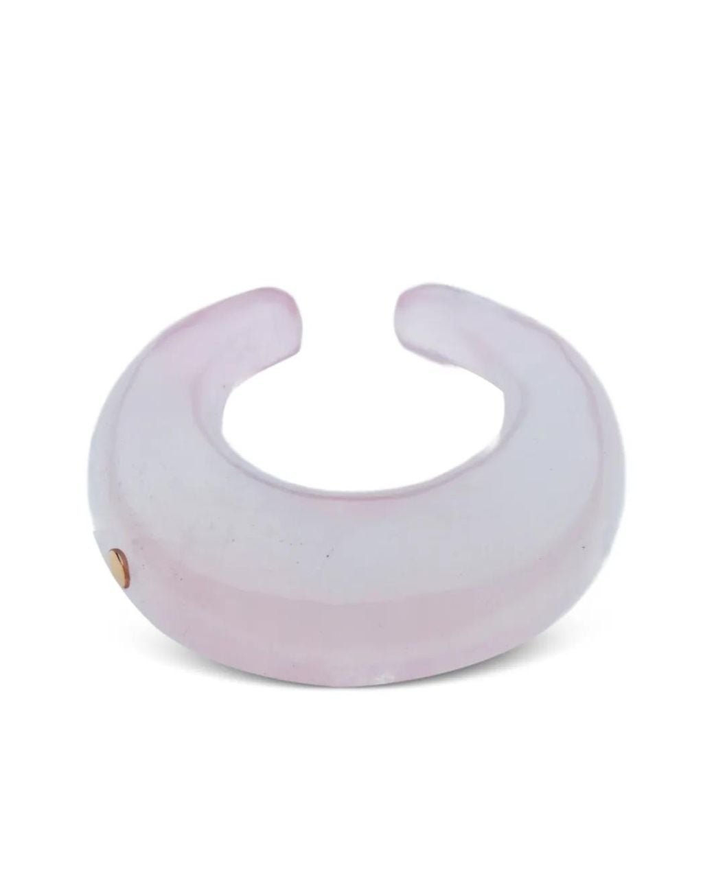 Luminous 27 White Criolla Quartz Ear Cuff