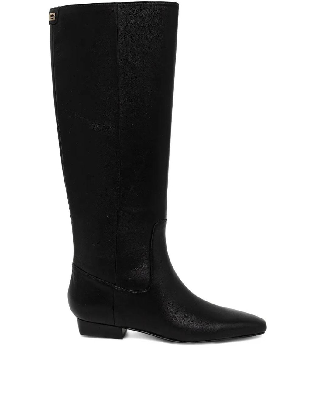 Guess Black Pointed Knee-High Boots