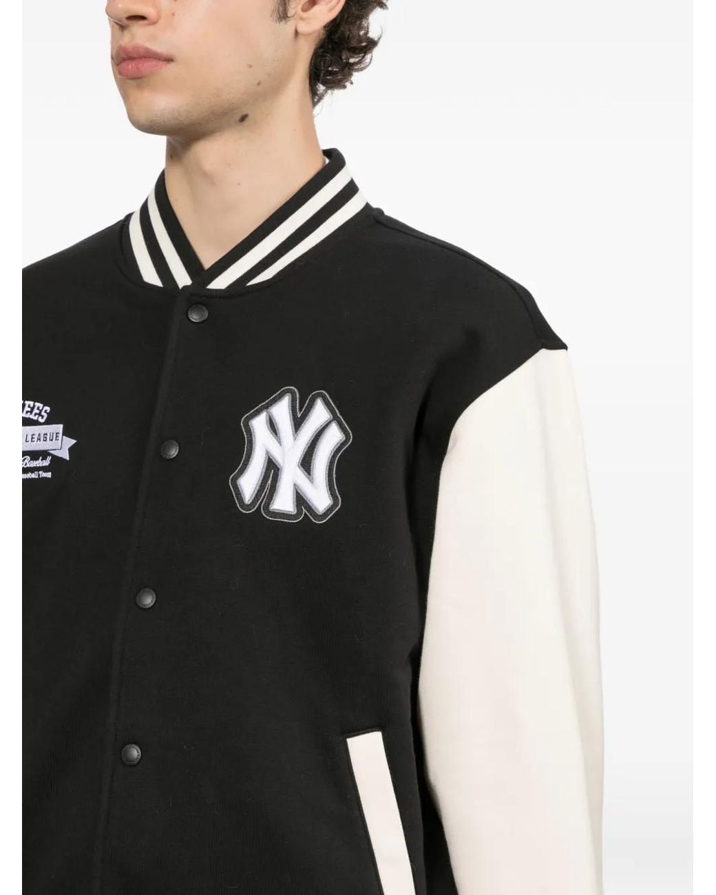 KTZ Black New York Yankees Varsity Jacket for men