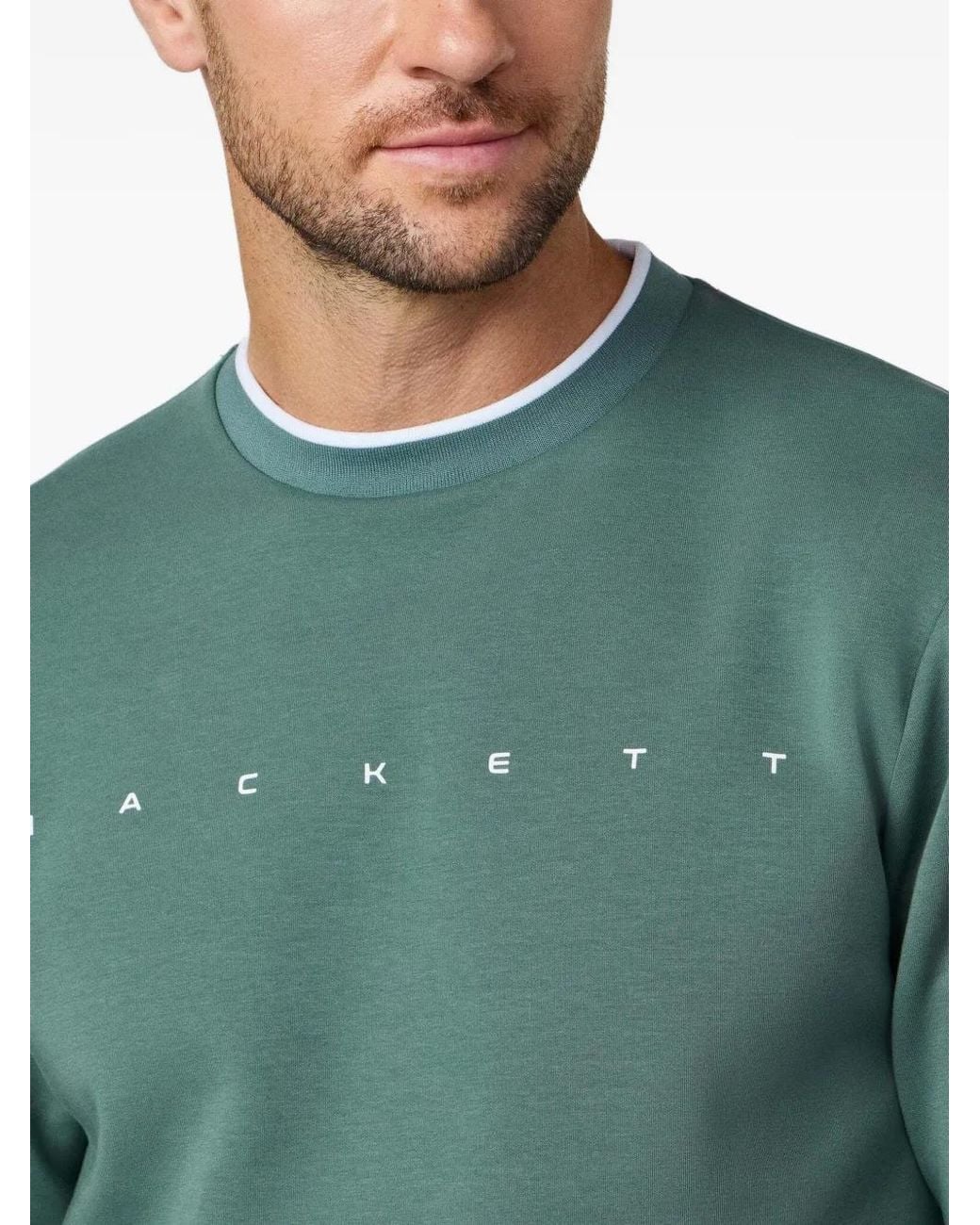 Pull À Logo Imprimé Hackett pour homme en coloris Green