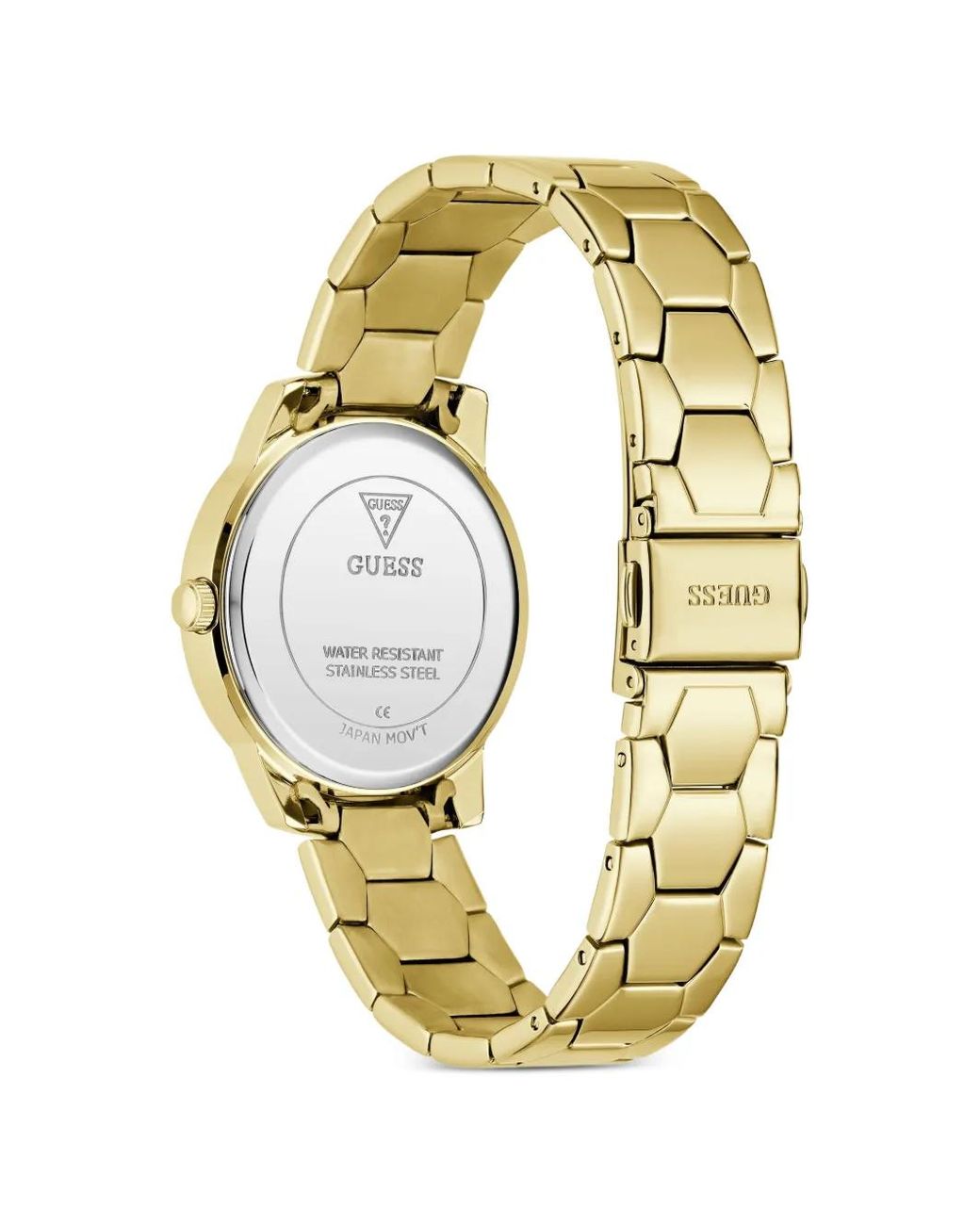 Guess Metallic Tone Analog Watch