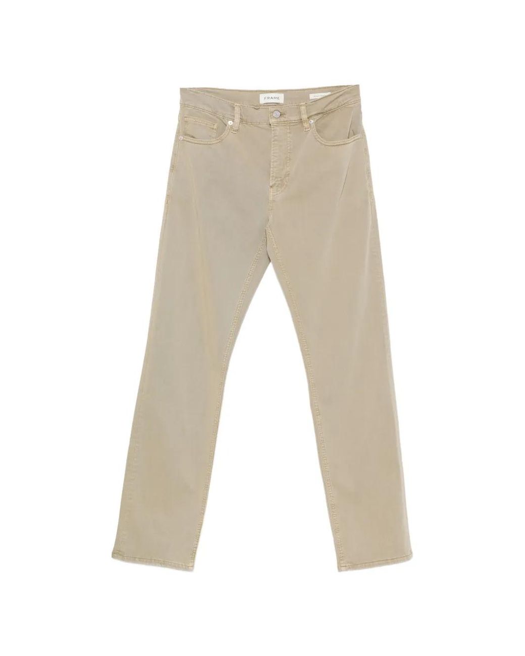 FRAME Natural Five-Pocket Trousers for men
