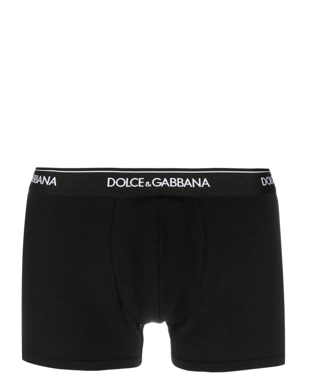 Dolce & Gabbana Black Dolce & Gabbana Stretch Jersey Boxer Briefs for men
