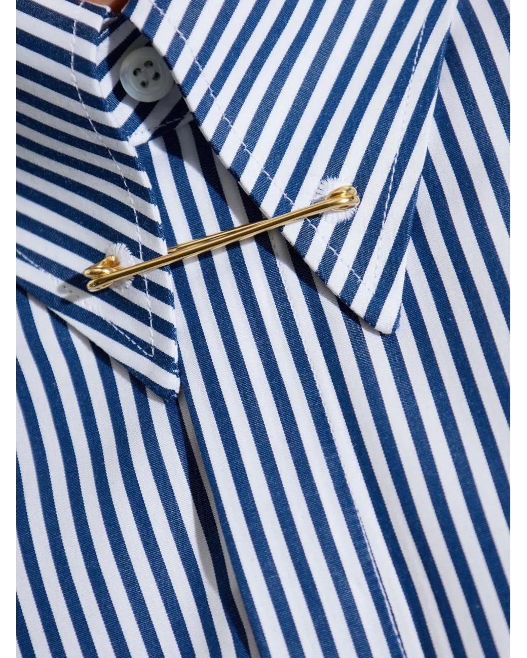 Camicia Easy A Righe di DSquared² in Blue da Uomo