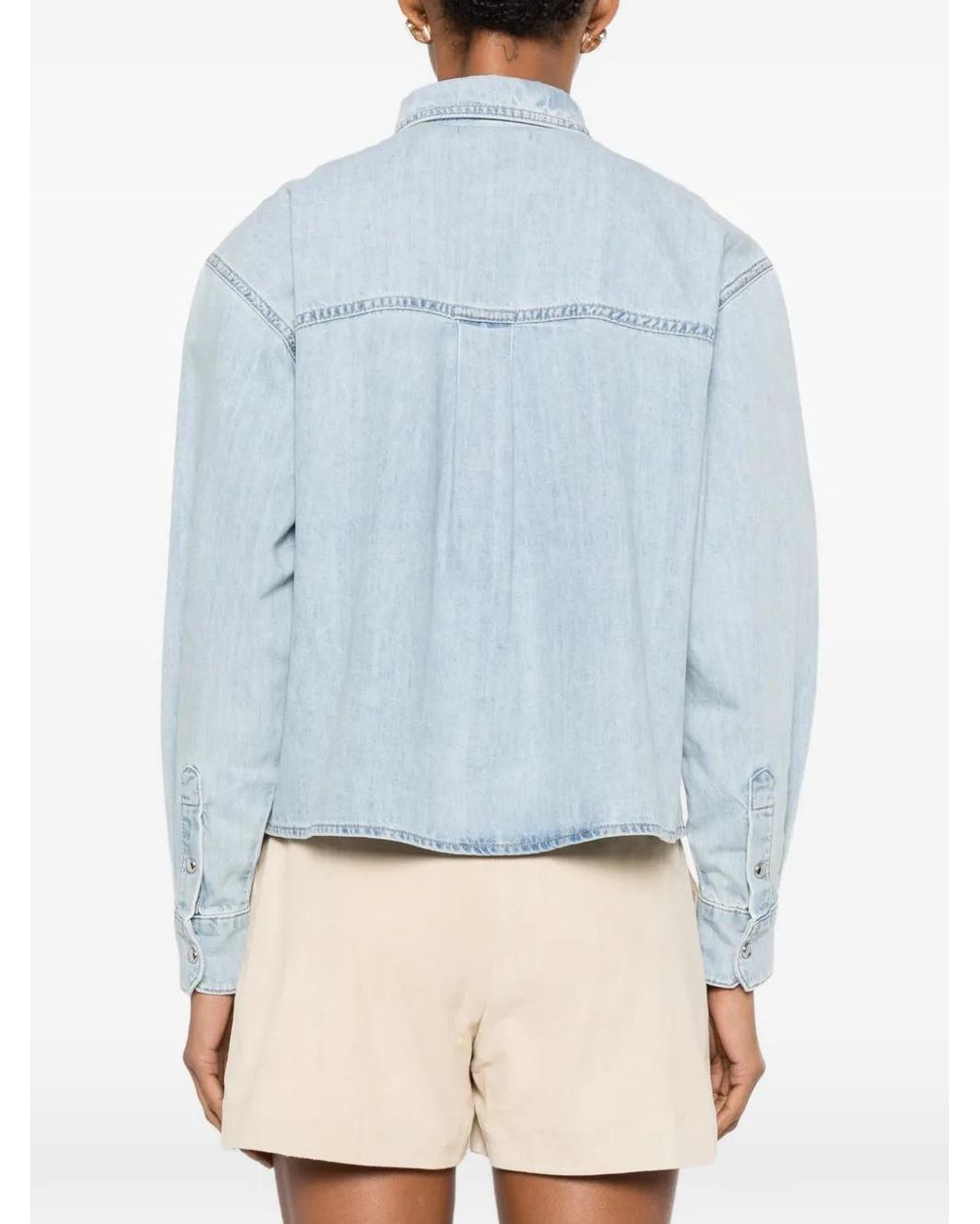 Maje Denim Overhemd in het Blue