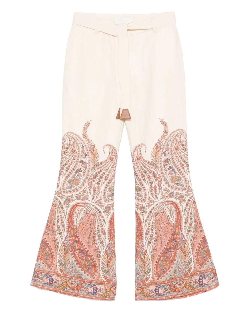 Zimmermann Pink Rhiannon Flare Pant