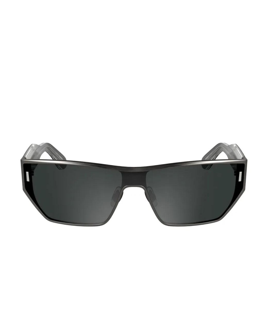 Calvin Klein Black Geometric-Frame Sunglasses