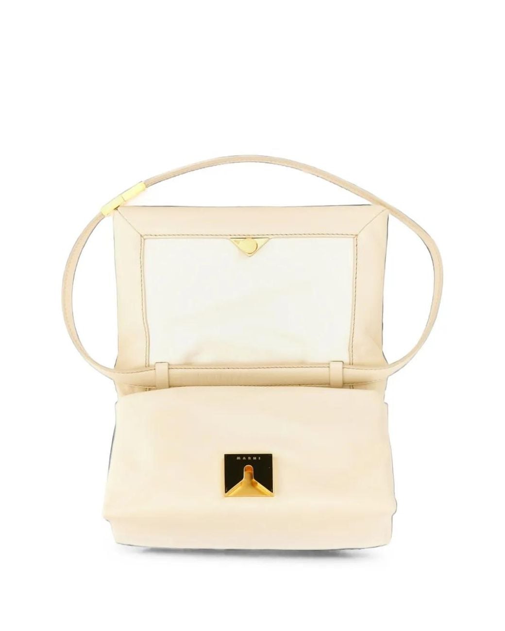 Marni White Prism Shoulder Bag