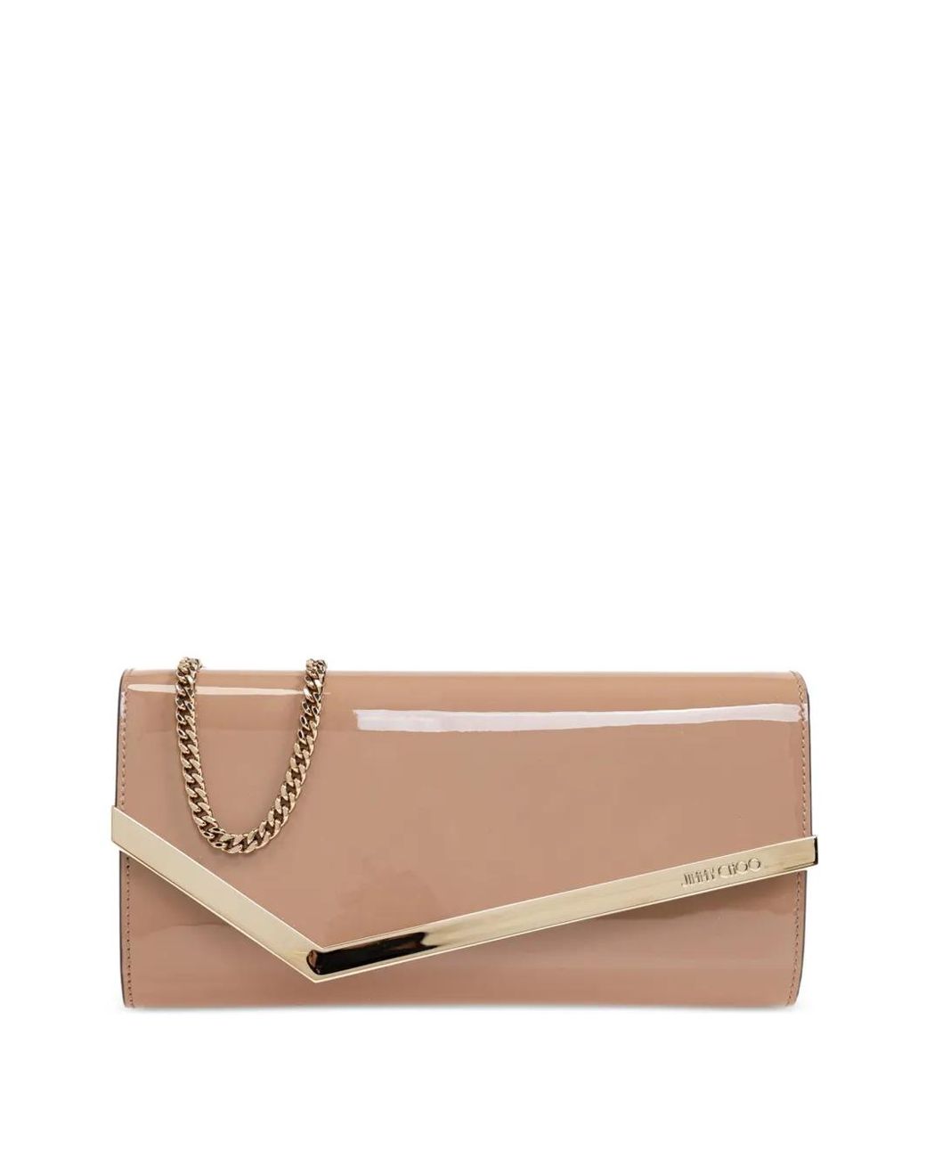 Jimmy Choo Natural Emmie Clutch Bag