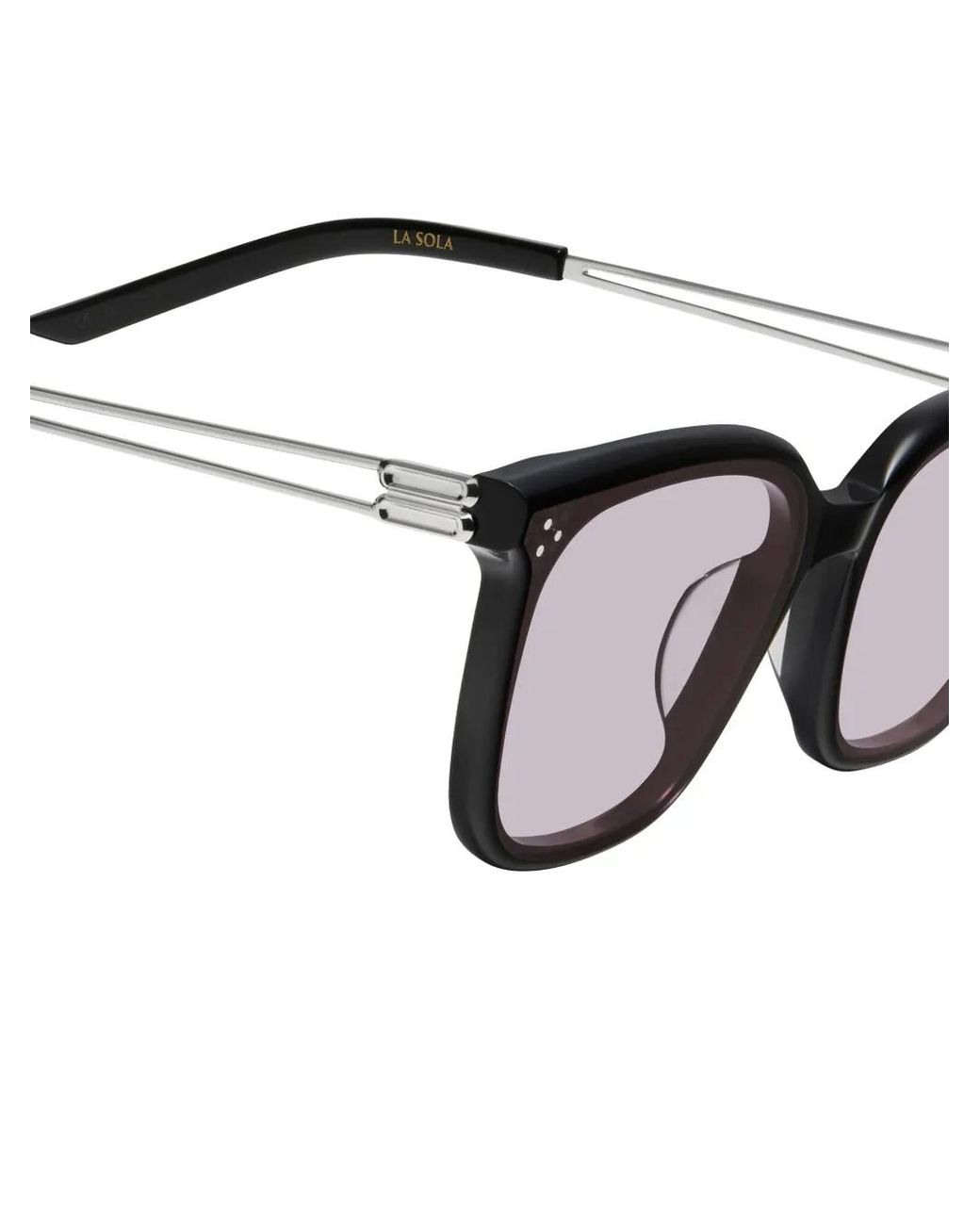 Gentle Monster Black Lunettes De Soleil Carrées La Sola 01(G)