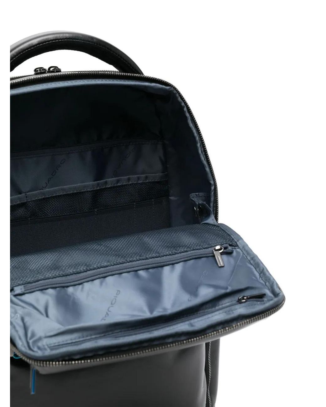 Piquadro Black Personalizable Backpack for men