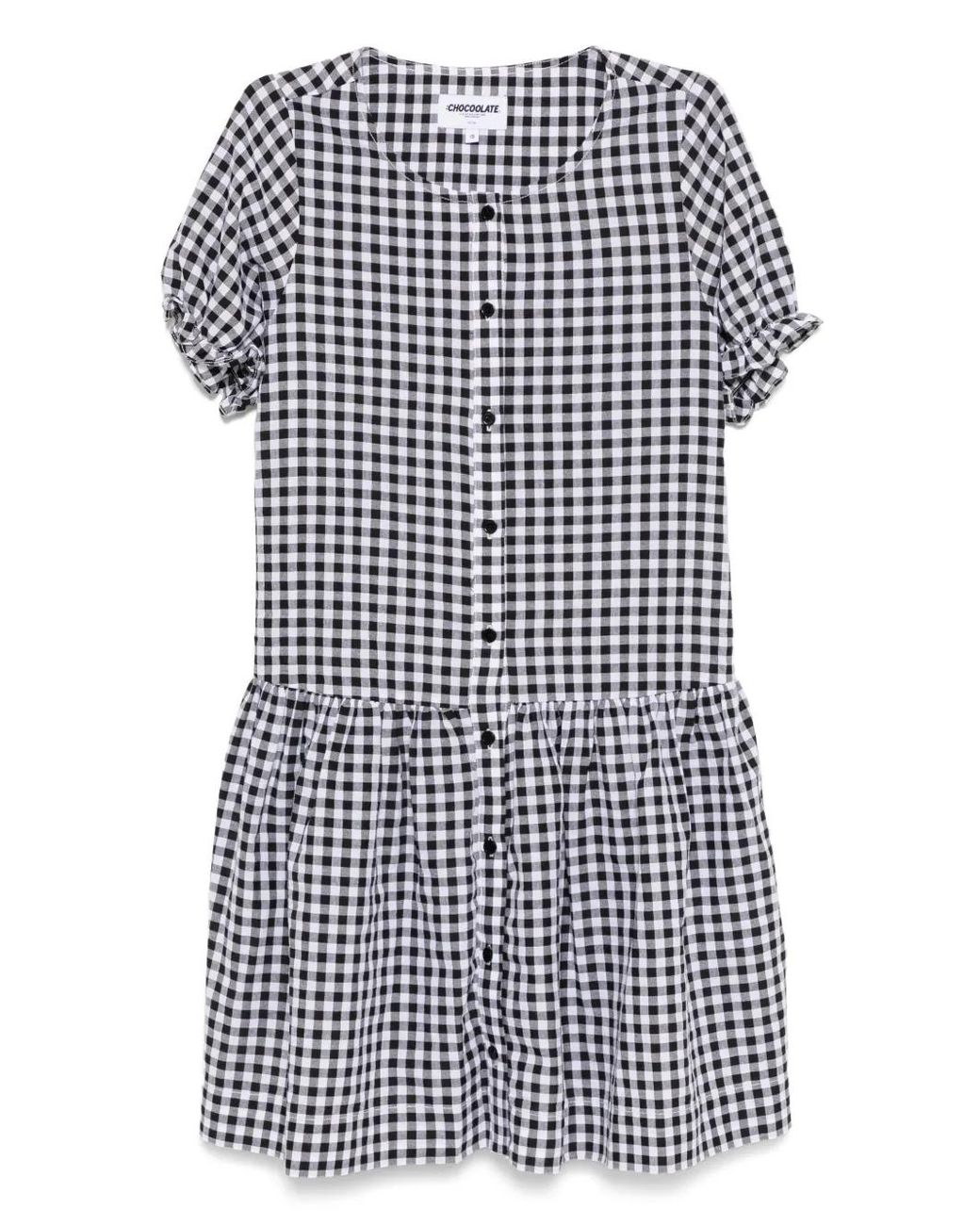 Chocoolate Black Checked Dress