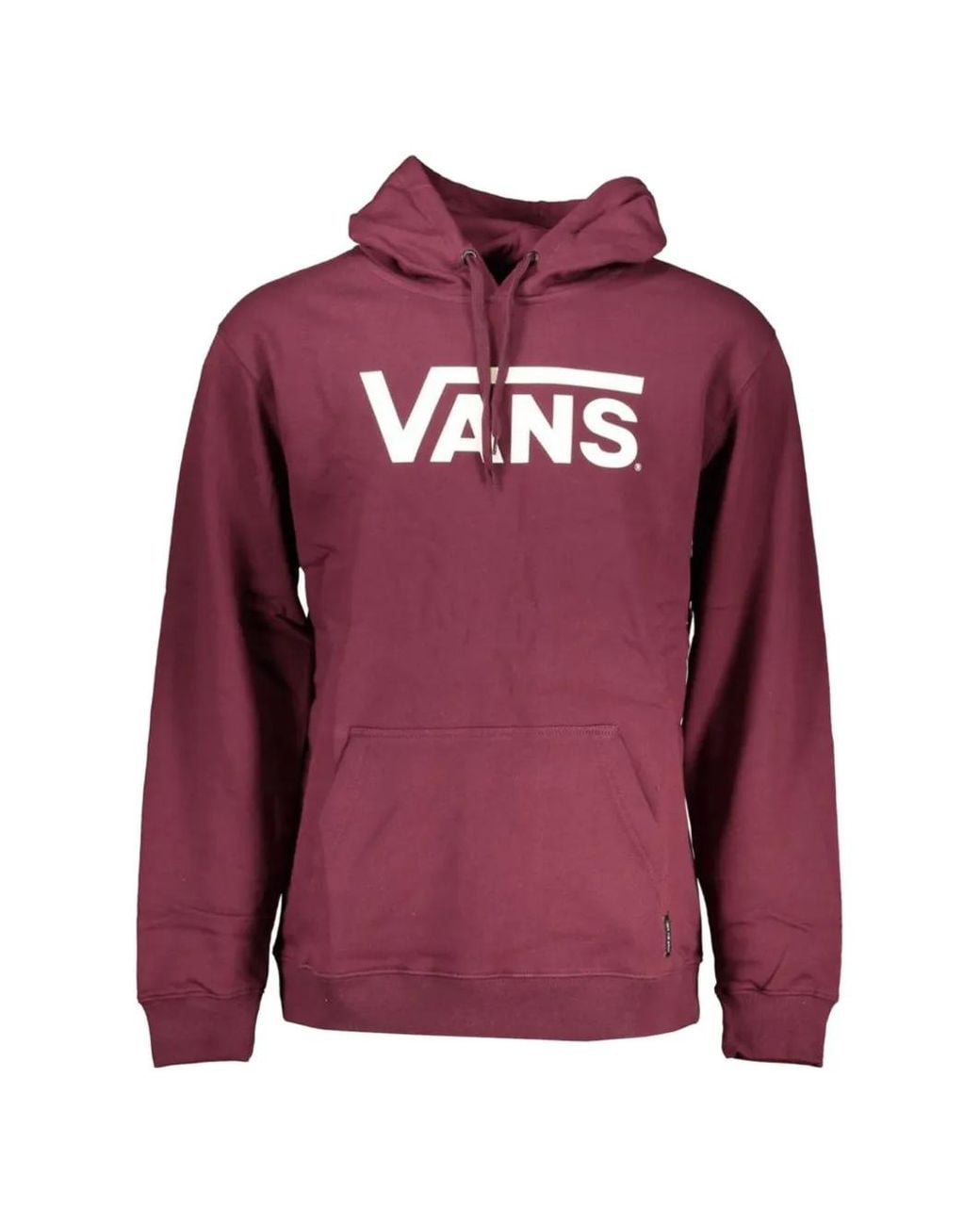 Vans Pink Logo-Print Cotton Hoodie for men