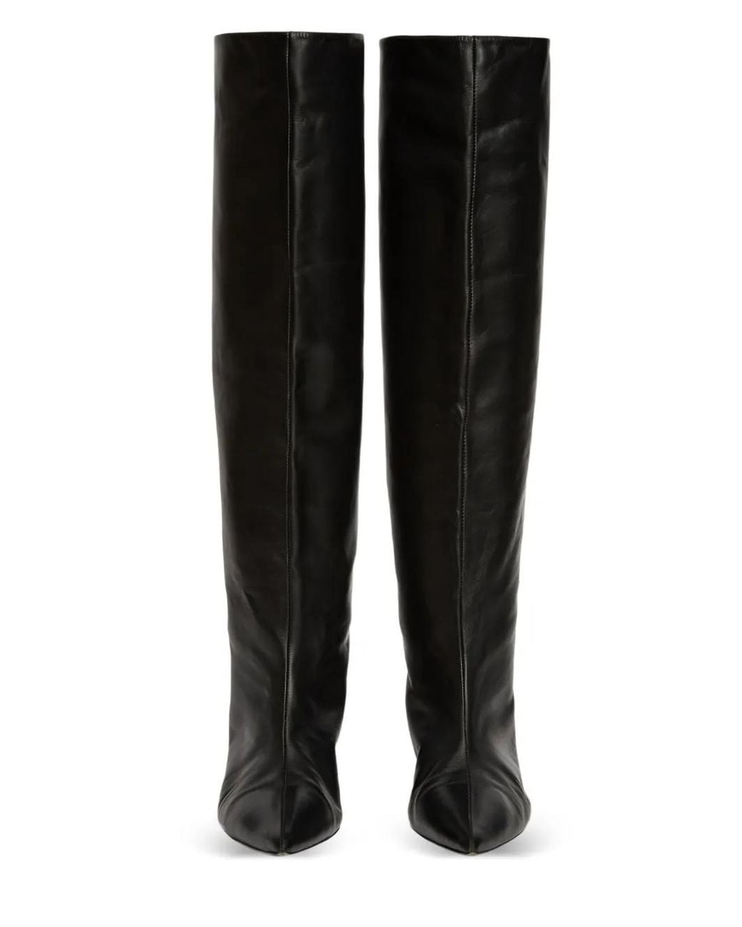 Jil Sander Black 35 Knee-high Leather Boots