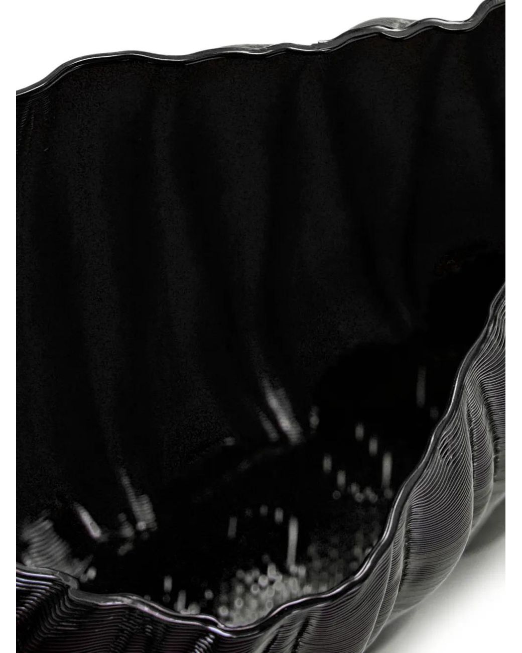 Touchless Black Liquid Treasure Clutch