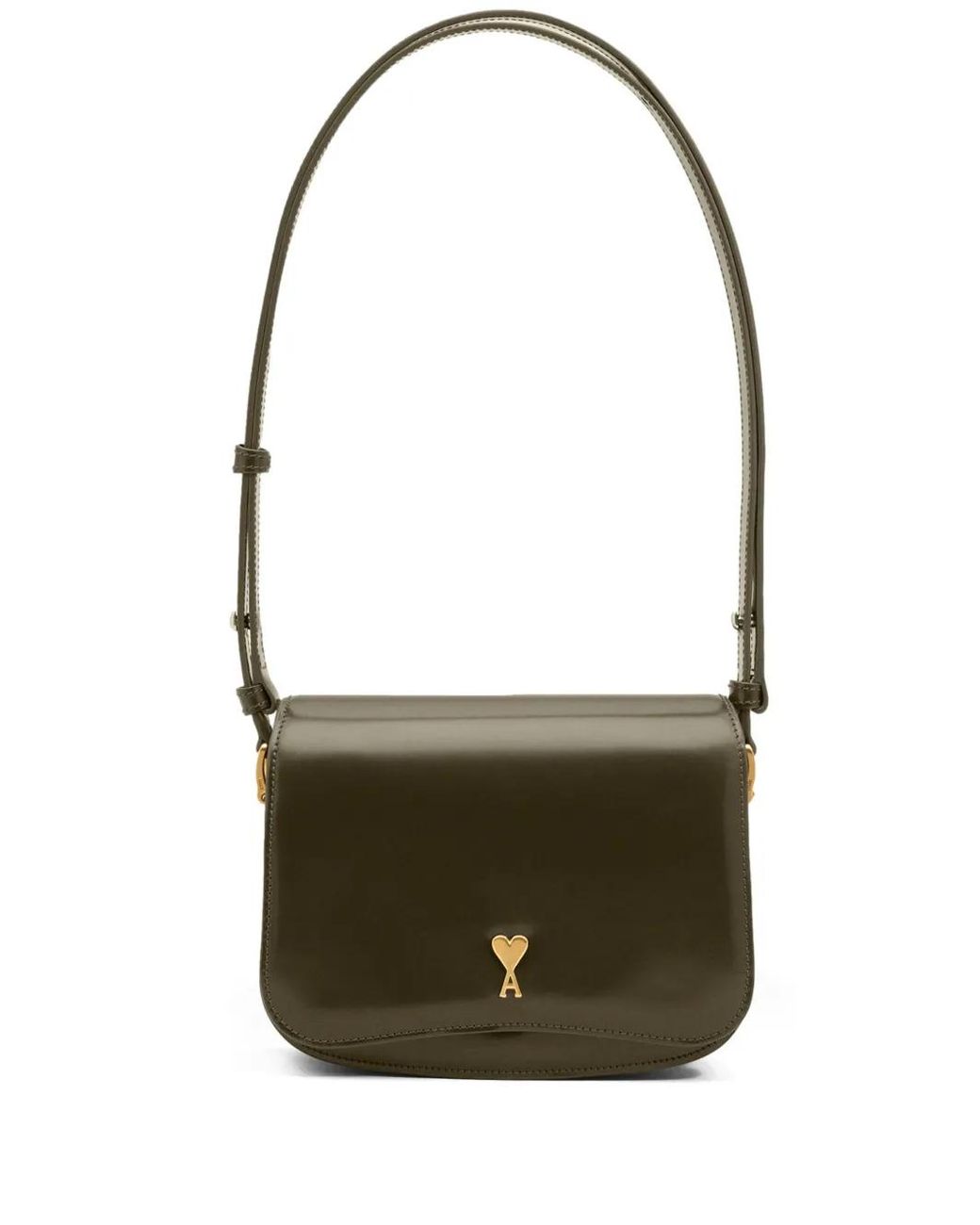 Borsa A Spalla Paris Paris di AMI in Green
