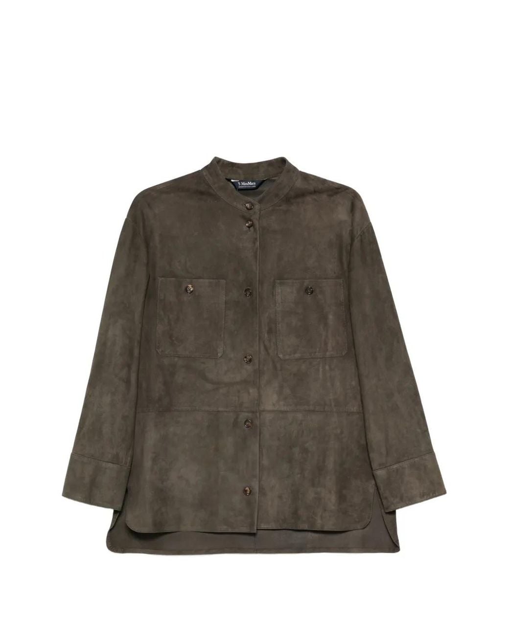Max Mara Brown Buttoned Pocket Jacket