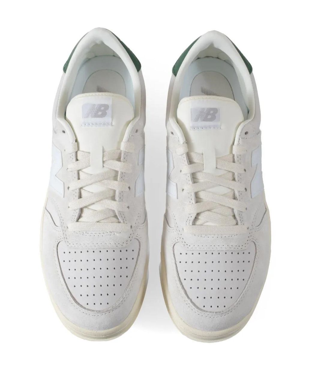 New Balance White T500 Sneakers