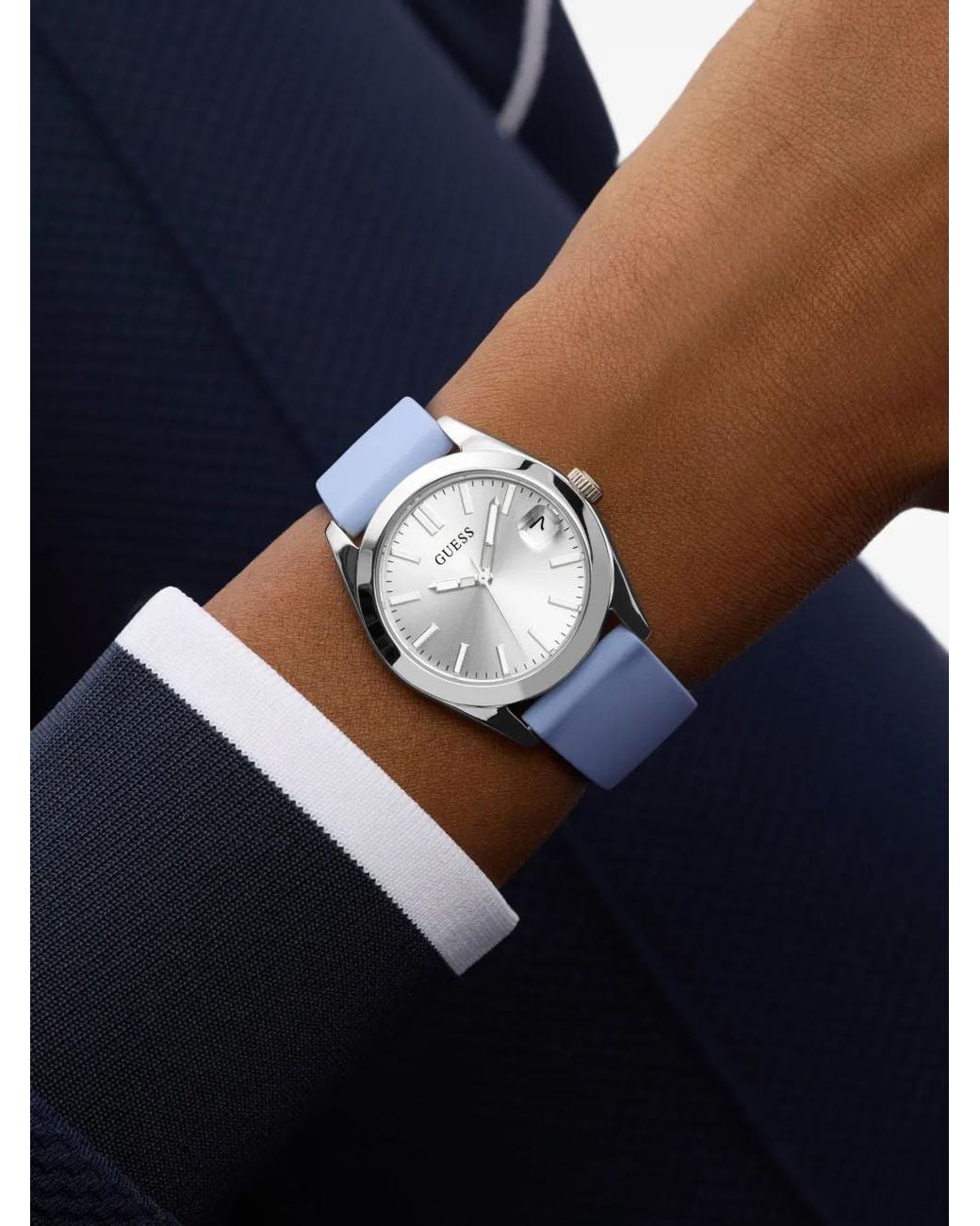 Guess Blue Tone Analog Watch