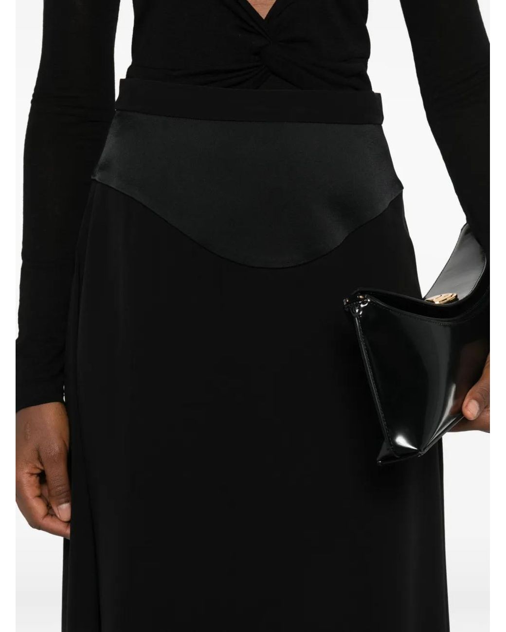 Stella McCartney Mini-Rok Met Ritssluiting in het Black