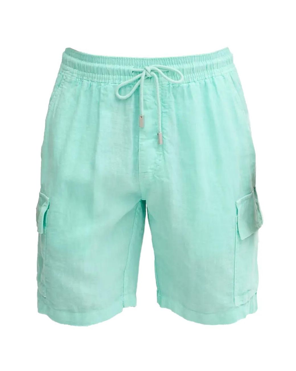 Vilebrequin Blue Drawstring Cargo Shorts for men