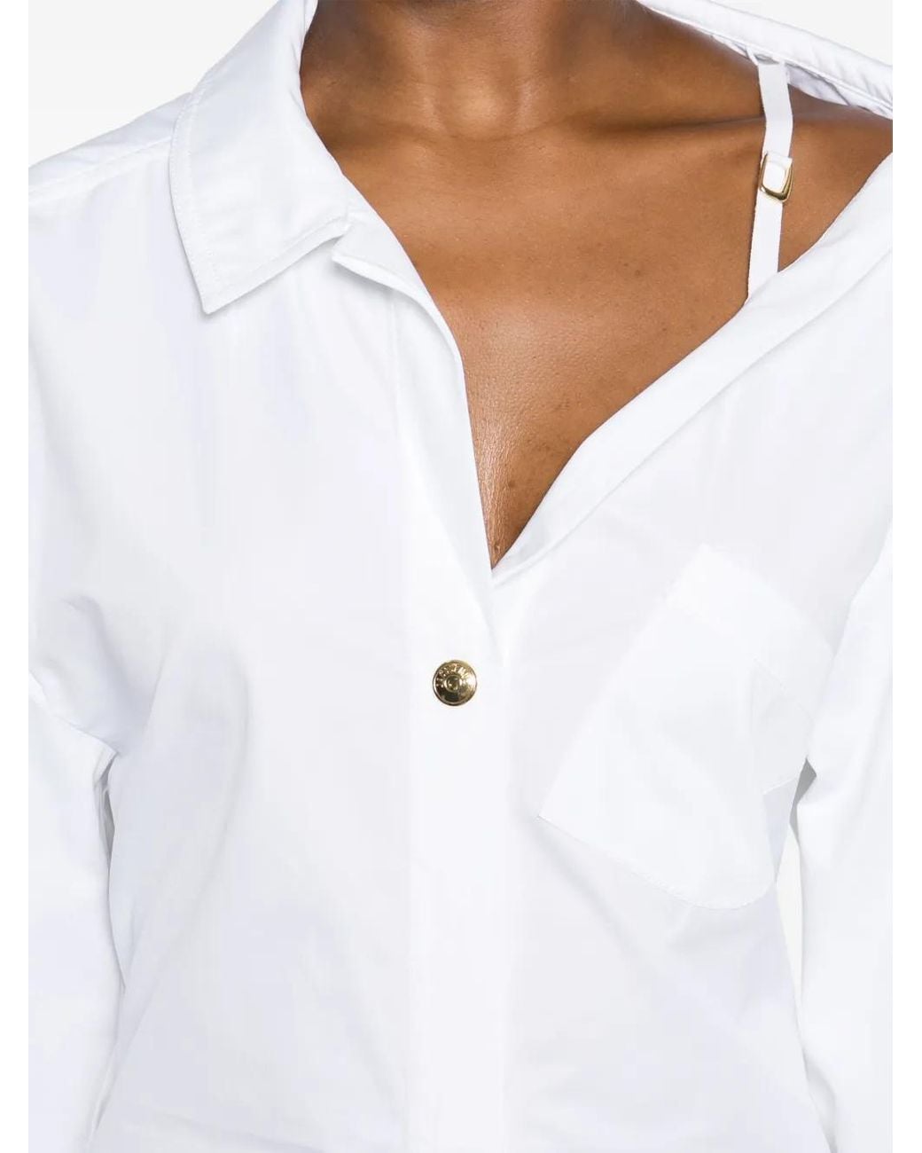 Jacquemus White La Robe Chemise Dress