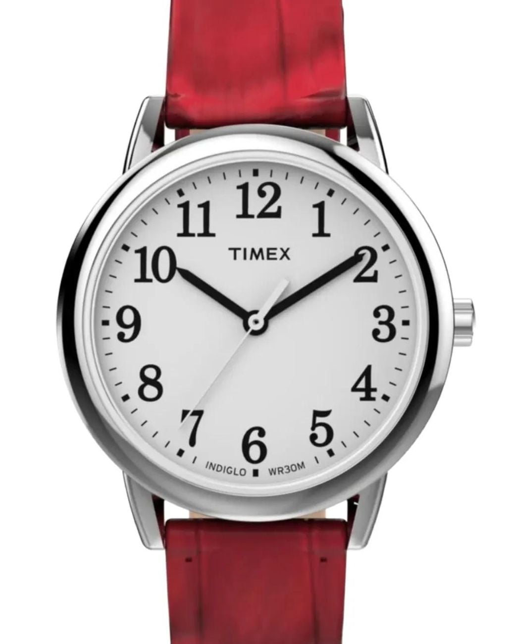 Timex Red Montre Easy Reader Mm