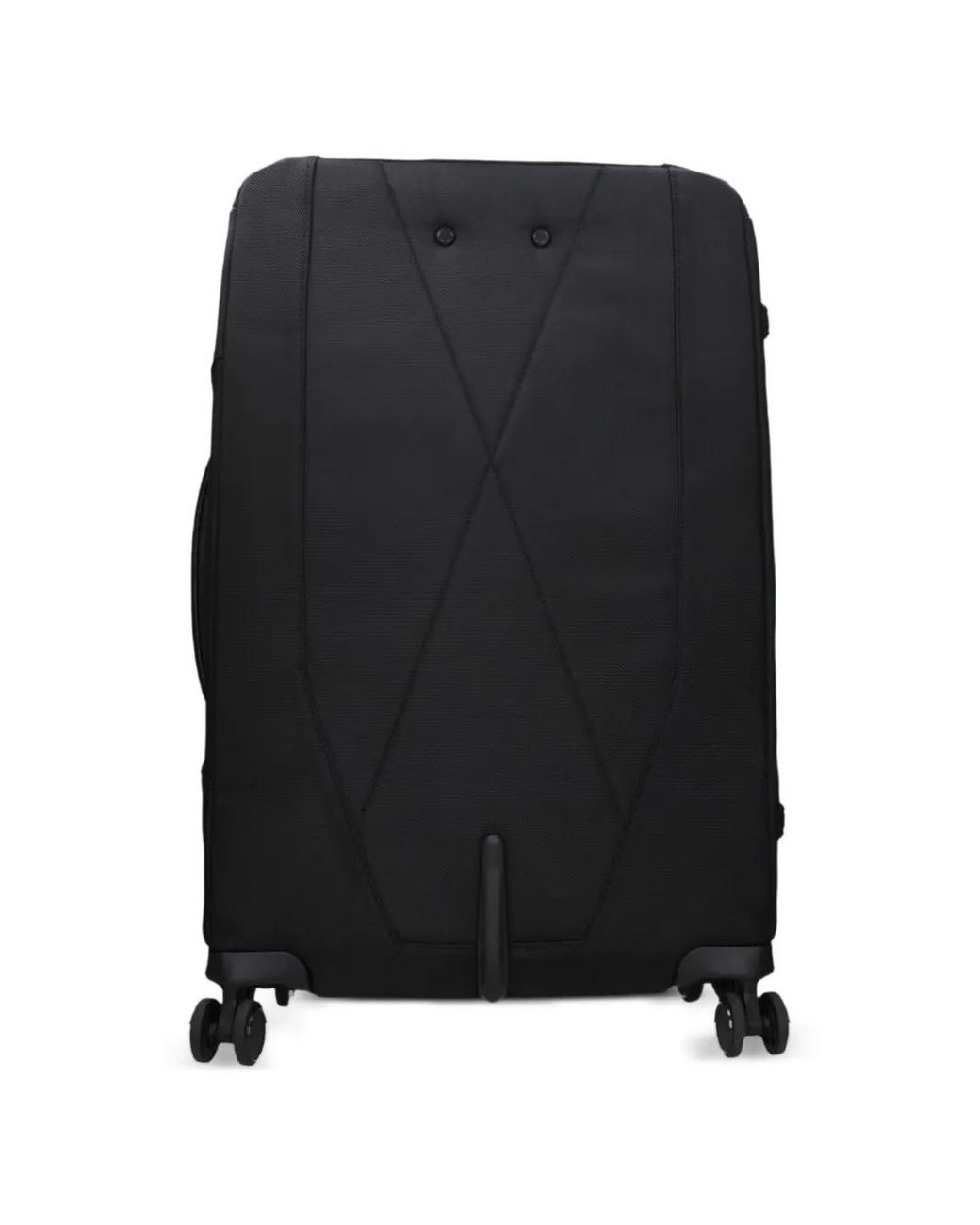 Piquadro Black Multi-Pocket Trolley Luggage for men