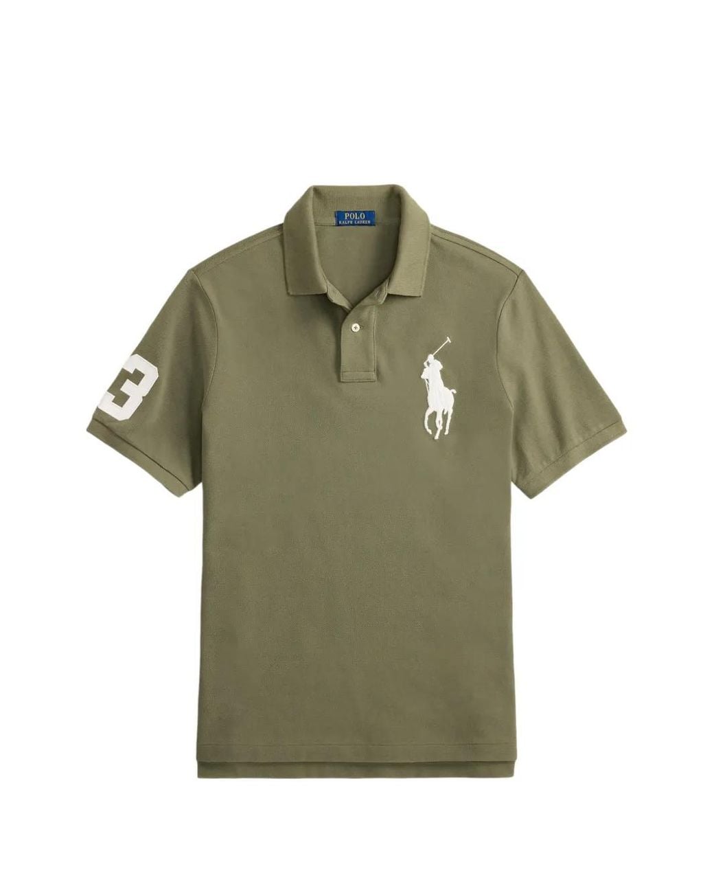 Polo Ralph Lauren Green Logo-Detail Polo Shirt for men