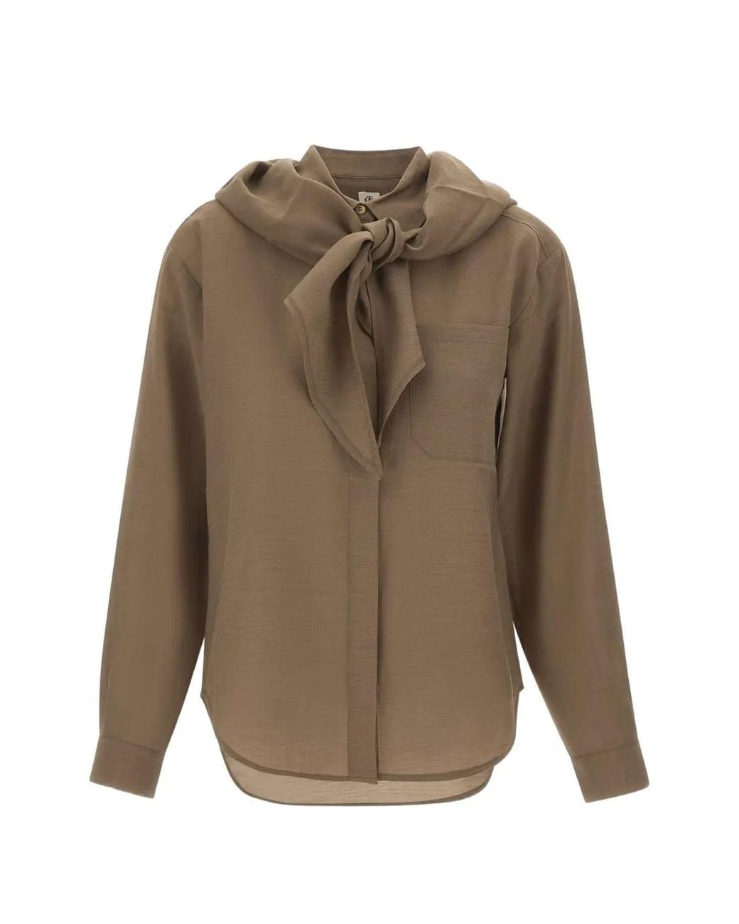 THE GARMENT Natural Chemise Eleanor À Détail De Foulard